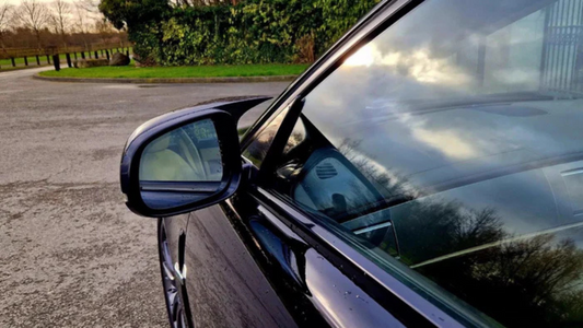 Elevate Your Jaguar's Style with Carbon Fibre Hornback Mirror Covers