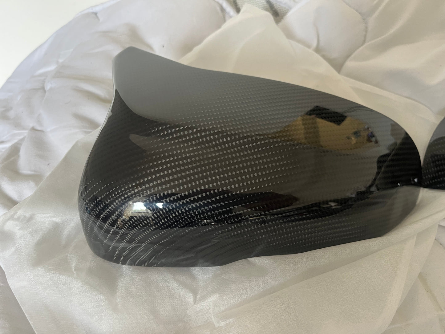 Jaguar XK XKR XKRS Carbon Fibre Mirror Covers Replacement 2009-2016