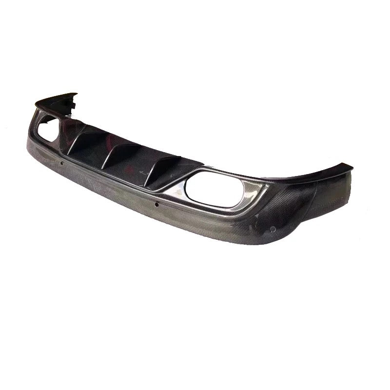 Jaguar F Pace Rear Carbon Fibre Quad Tips Carbon Fibre Valance Diffuser Bumper Upgrade 2015 2016 2017 2018 2019 2020