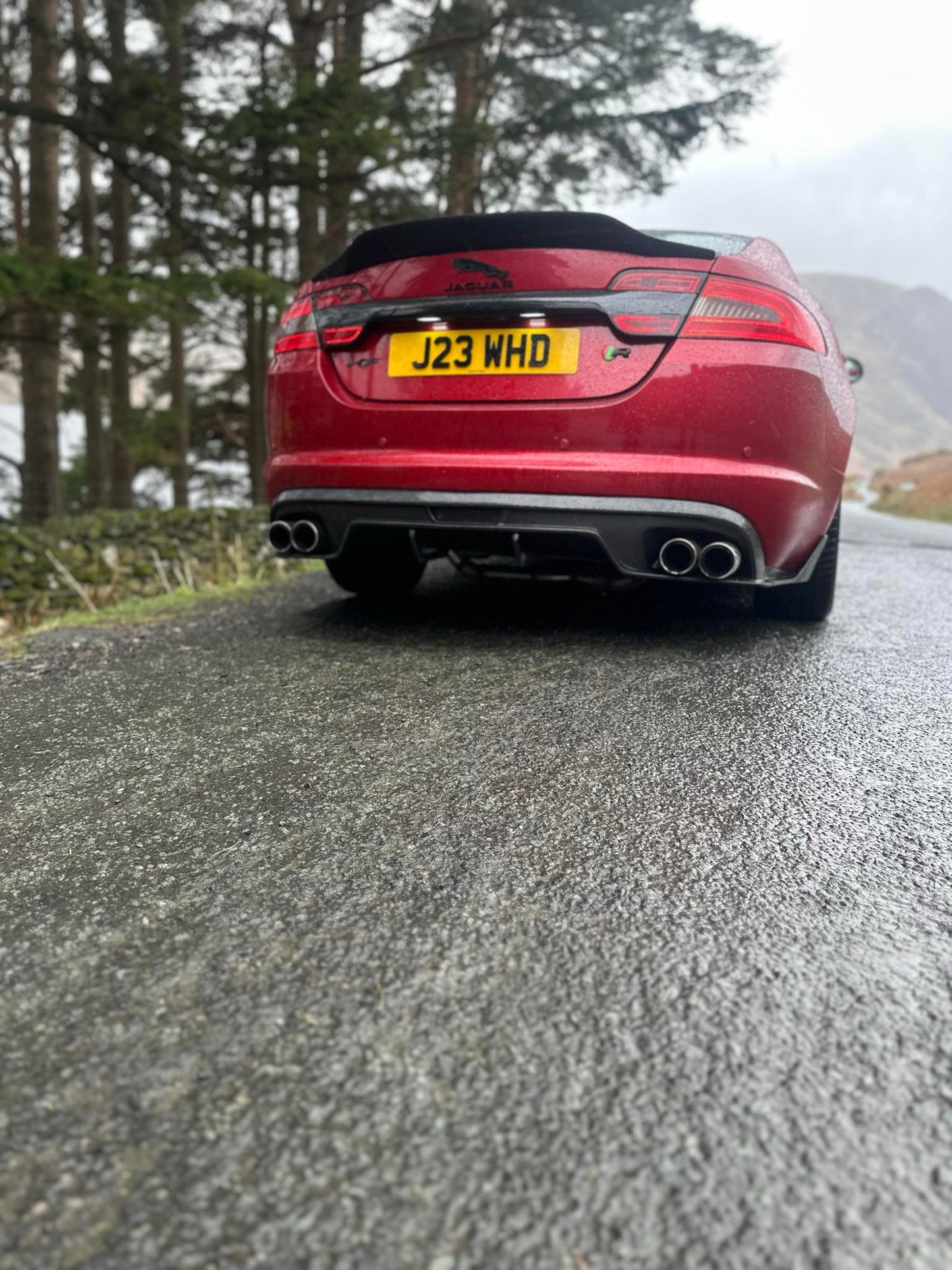 Jaguar XF Spoiler Ducktail Wing RearTrunk Boot Carbon Fibre 2008 - 2015
