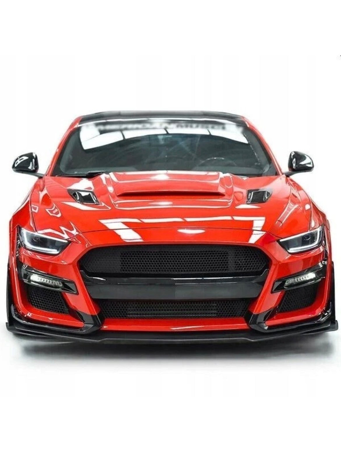Ford Mustang GT500 Style front bumper for 2015 2016 2017 6th Gen models