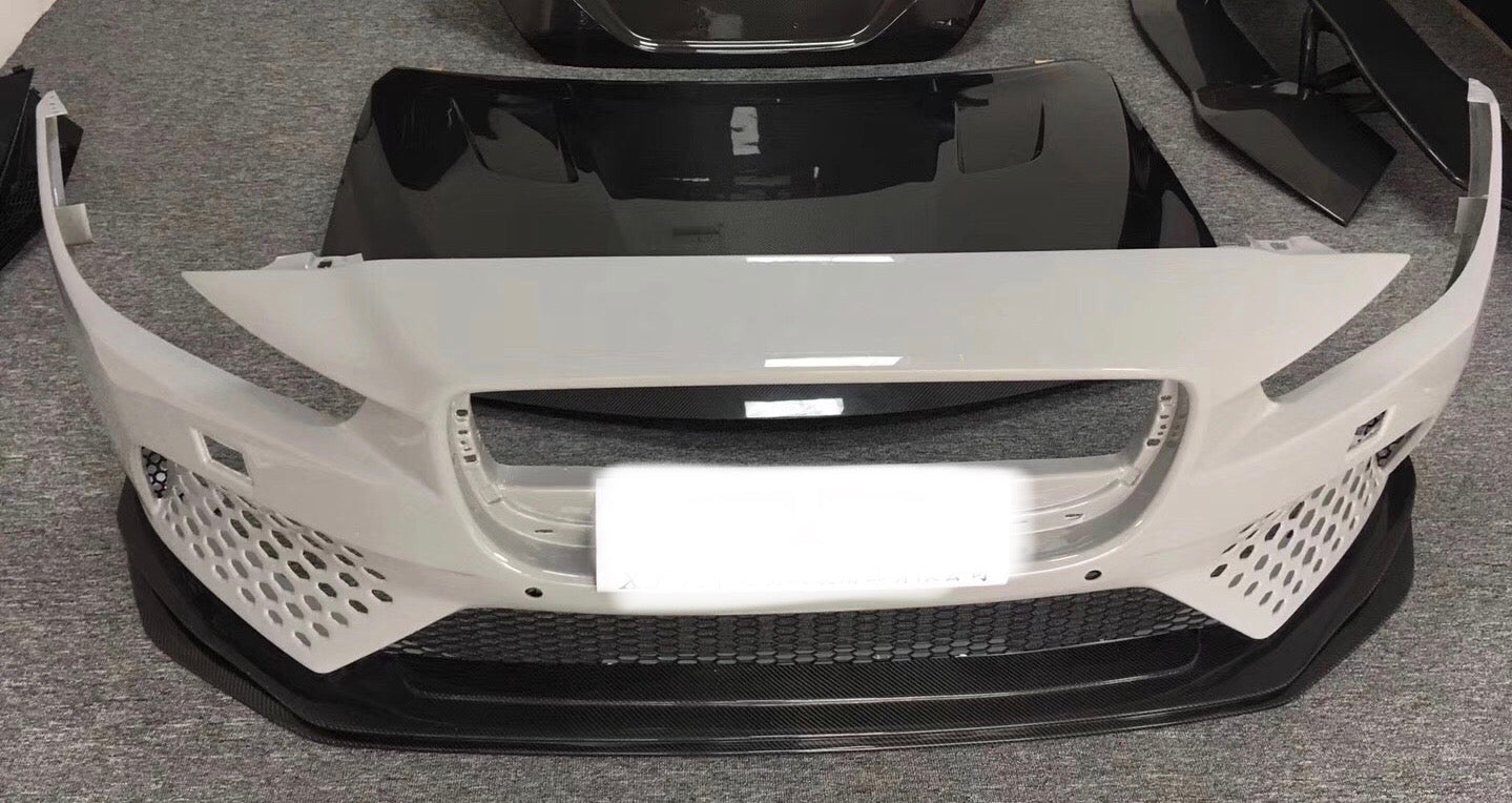 JAGUAR XF X260 PROJECT 8 STYLE FRONT BUMPER 2016 2017 2018 2019