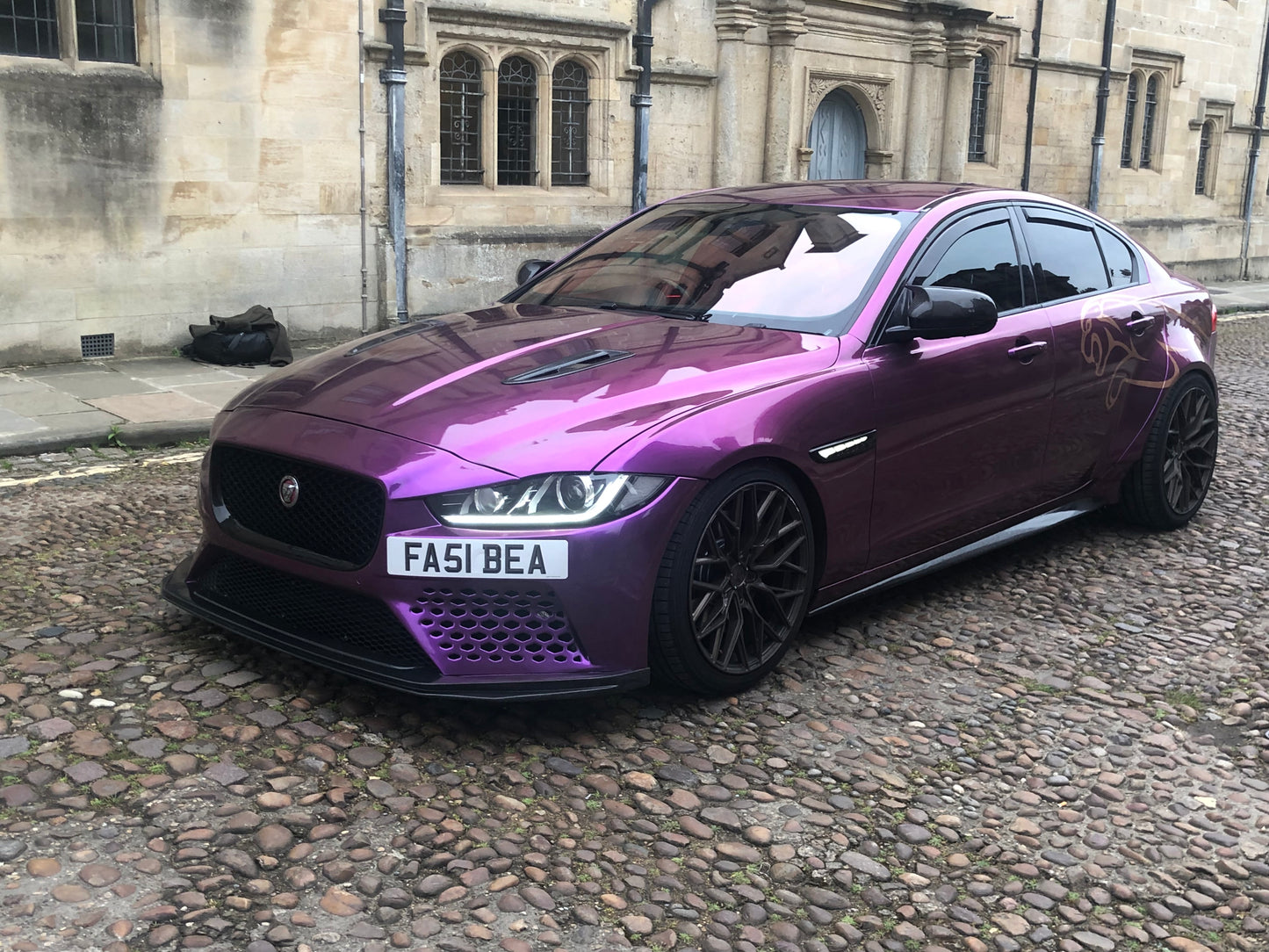 JAGUAR XE PROJECT 8 STYLE FRONT BUMPER UPGRADE 2016 2017 2018 2019