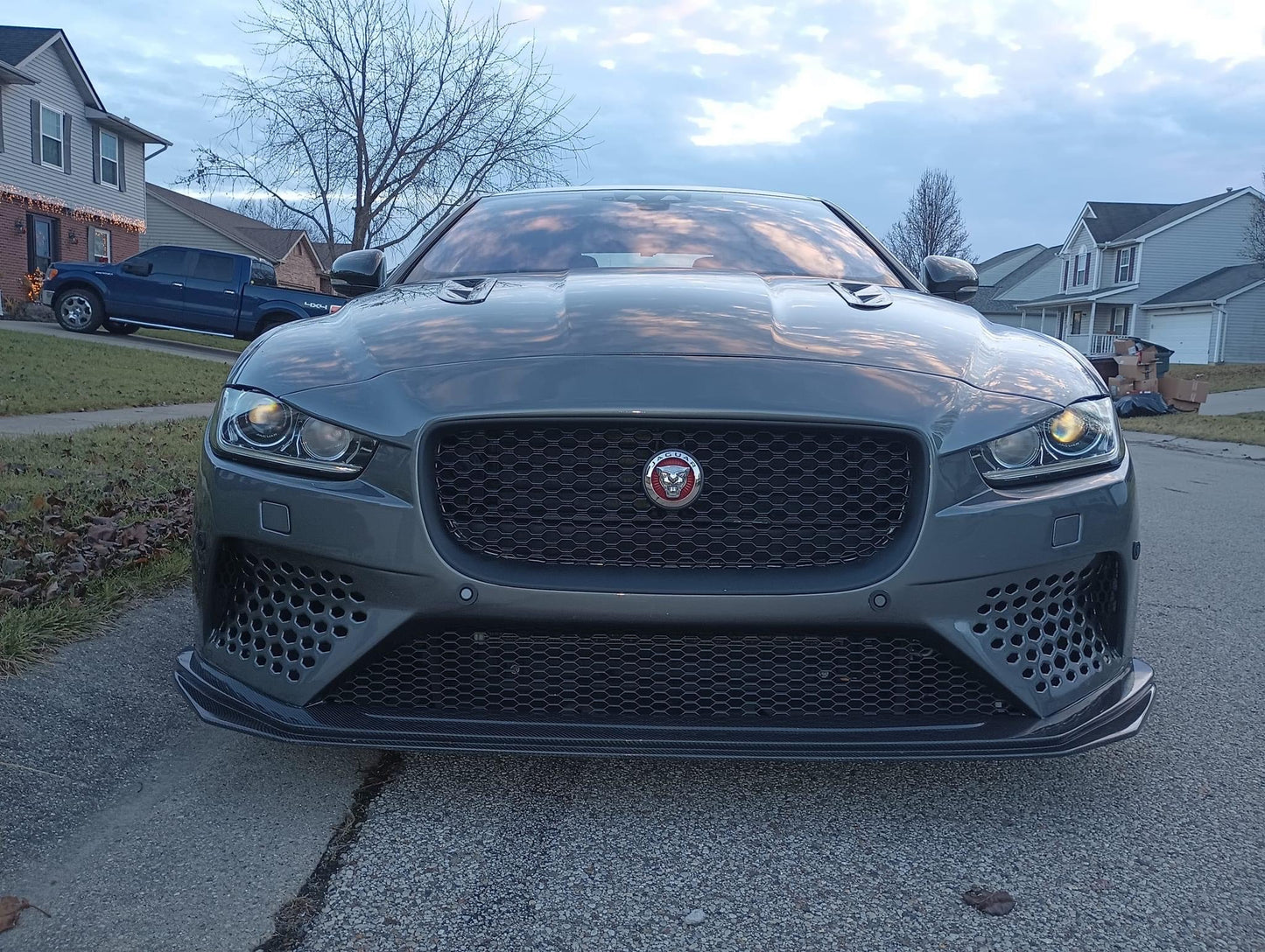JAGUAR XE PROJECT 8 STYLE FRONT BUMPER UPGRADE 2016 2017 2018 2019