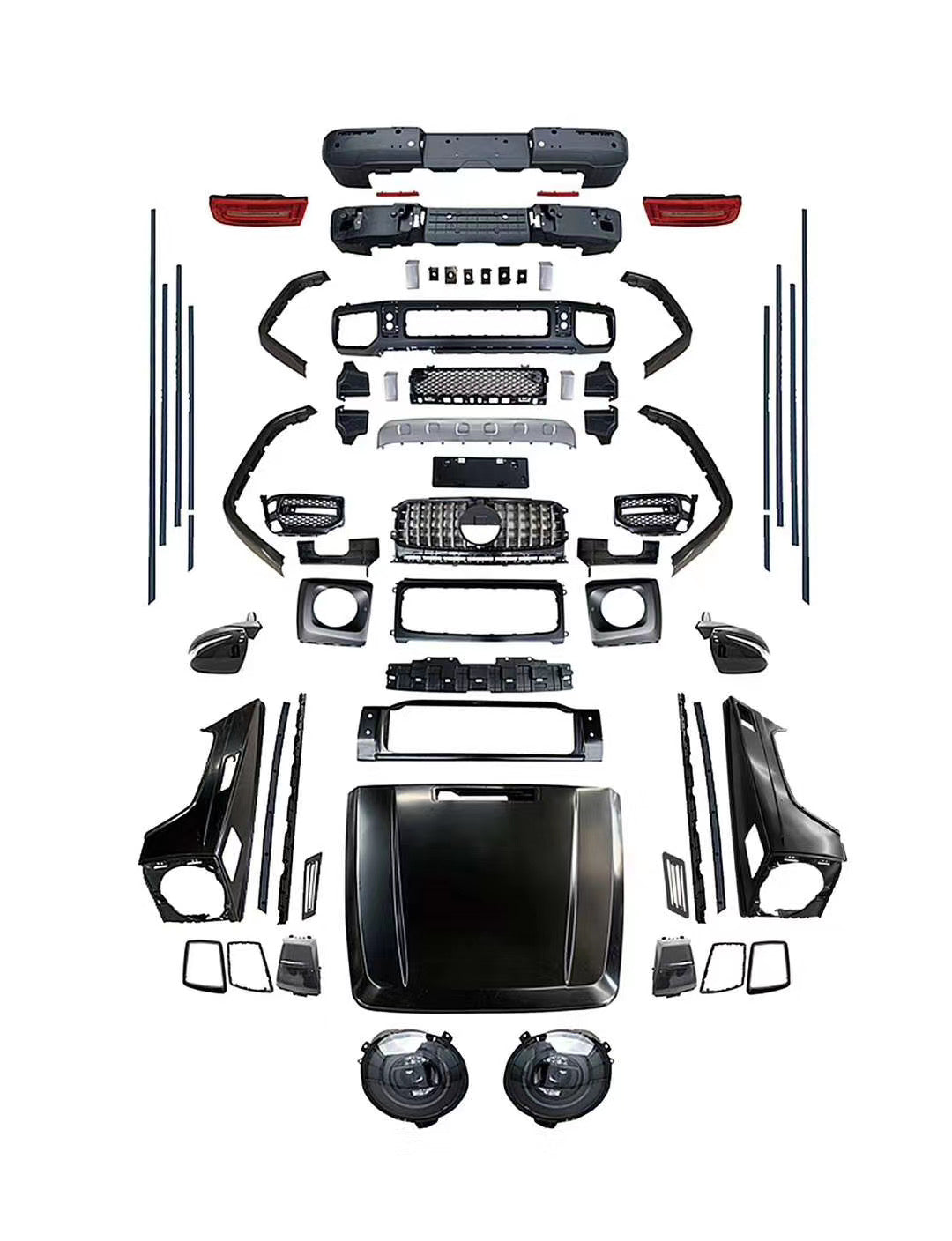 Mercedes G Class W463 Body Kit 2002-2017 upgrade to G63 style 2018-2022