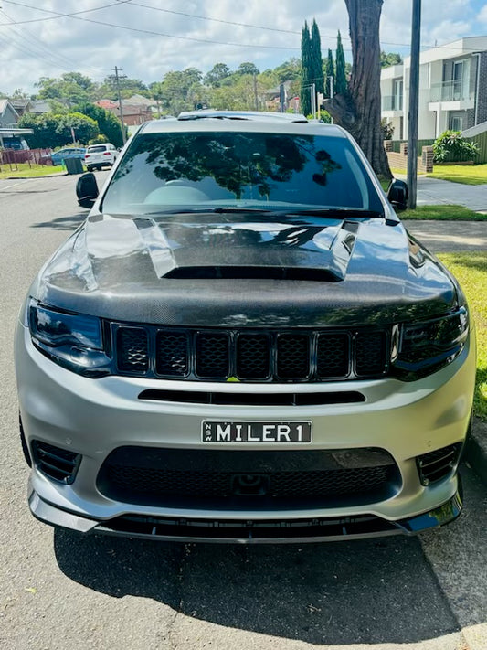 Jeep Grand Cherokee Hood Bonnet Carbon Fiber 2014 - 2020 SRT Style