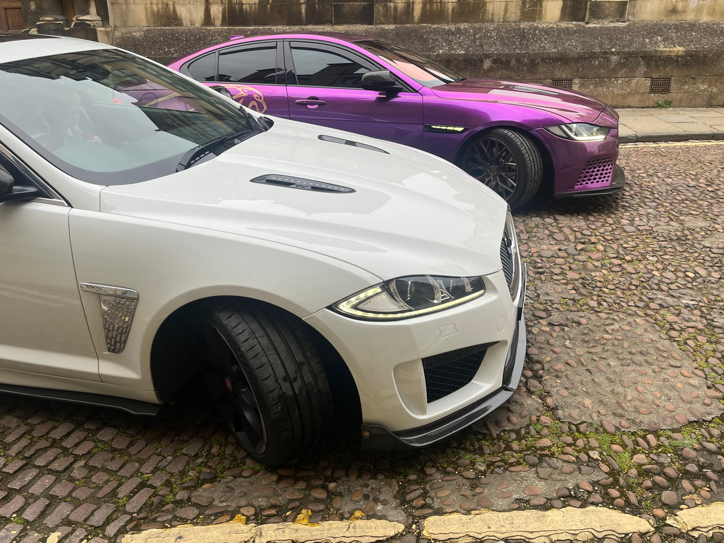 Jaguar XFRS Front Bumper Lip Splitter Carbon Fibre 2012 2013 2014 2015