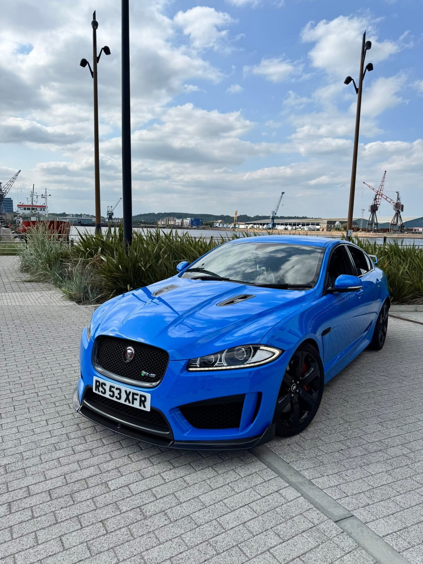 Jaguar XFRS Front Bumper Lip Splitter Carbon Fibre 2012 2013 2014 2015