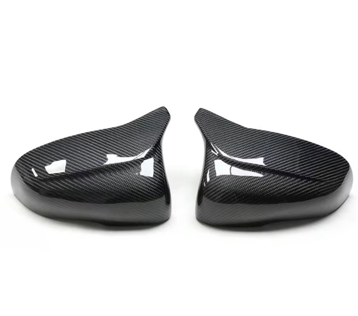 Jaguar XK XKR XKRS Carbon Fibre Mirror Covers Replacement 2009-2016