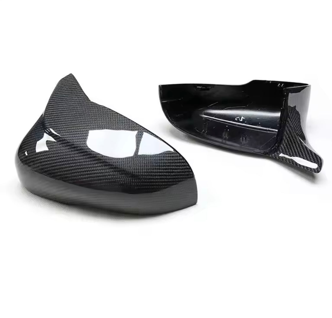 Jaguar XK XKR XKRS Carbon Fibre Mirror Covers Replacement 2009-2016