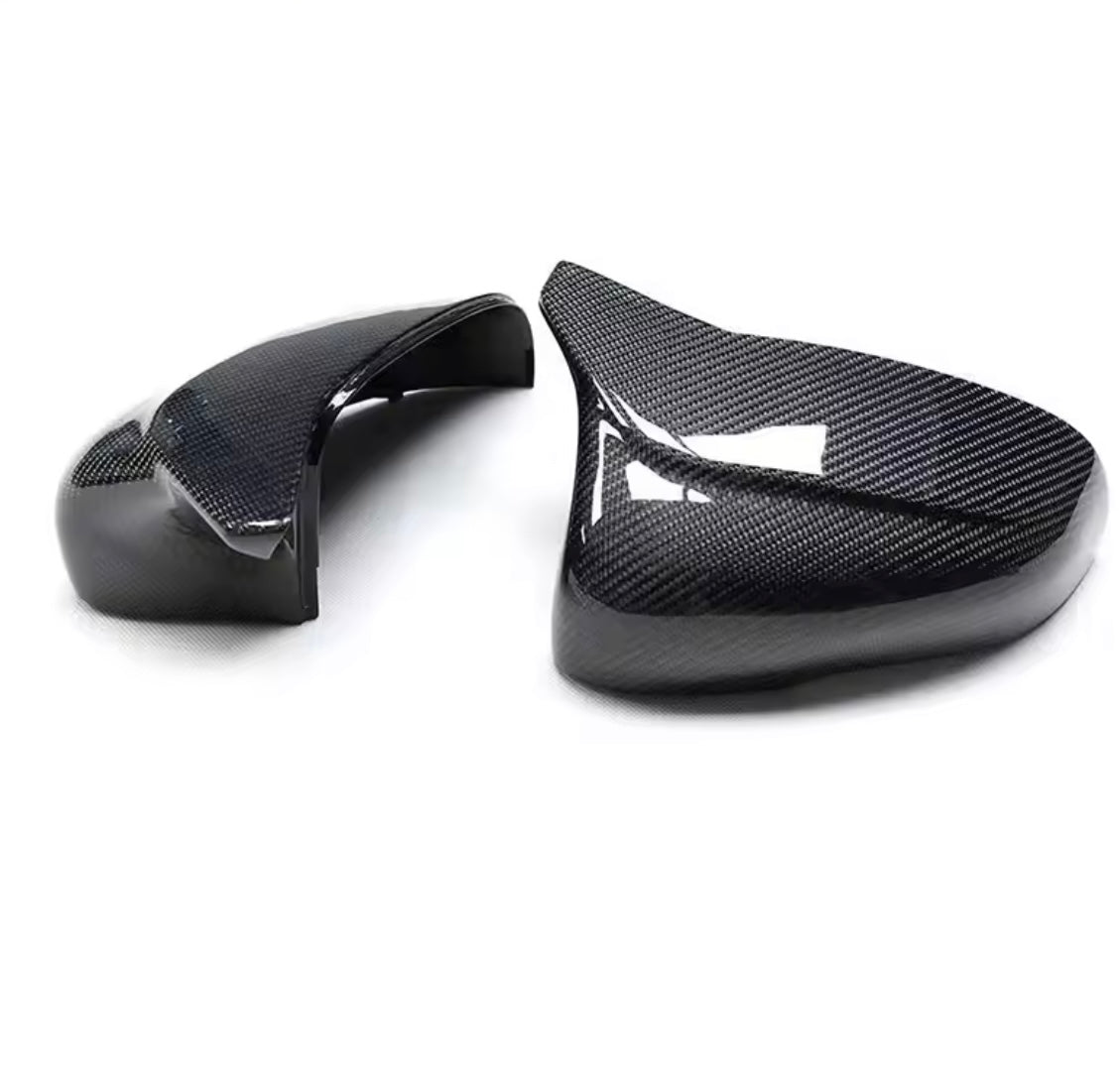 Jaguar XK XKR XKRS Carbon Fibre Mirror Covers Replacement 2009-2016