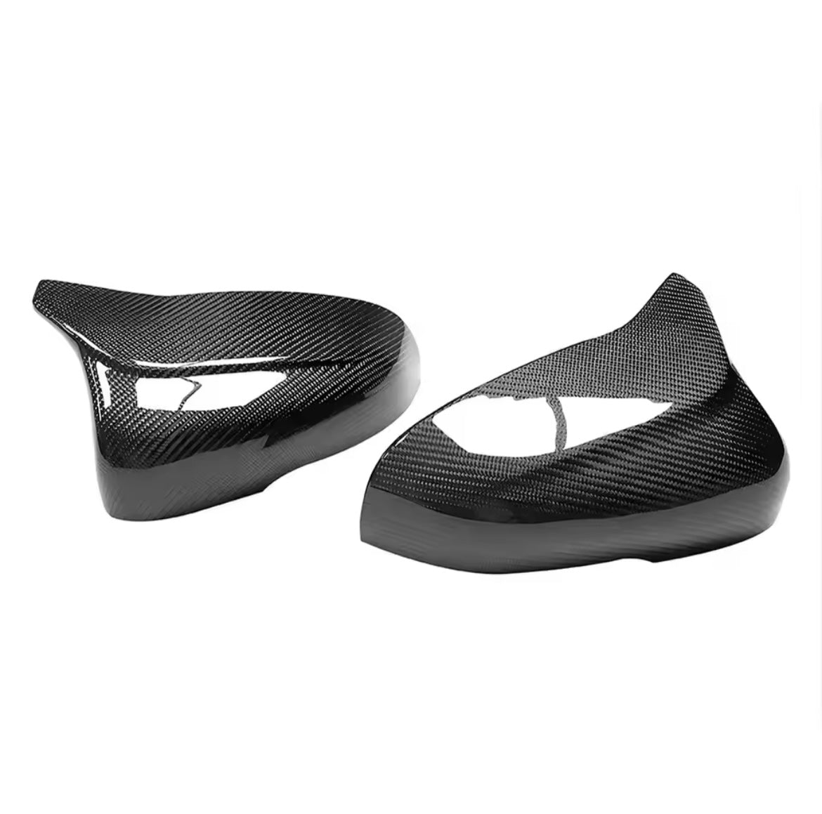 Jaguar XK XKR XKRS Carbon Fibre Mirror Covers Replacement 2009-2016