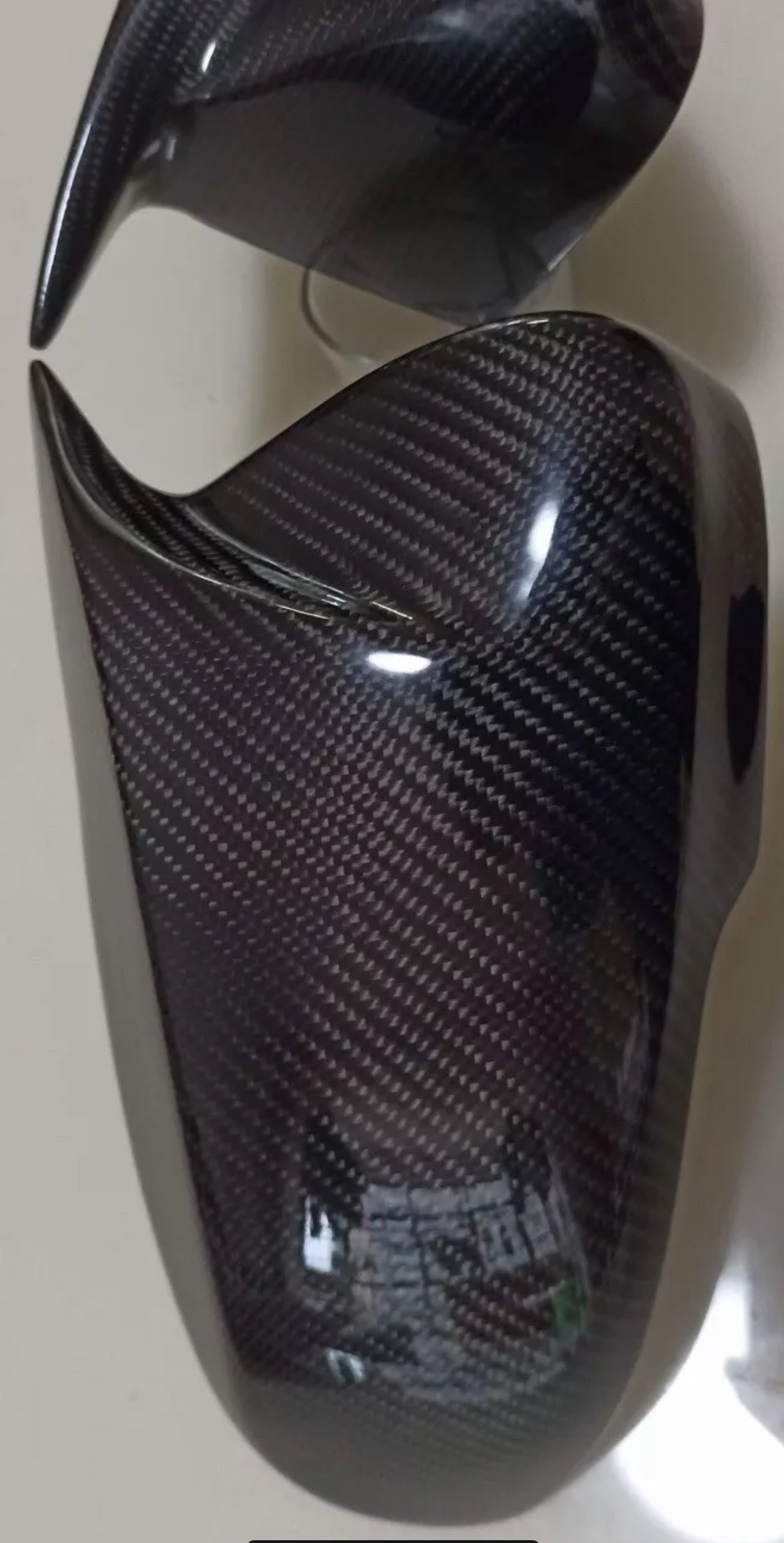 Jaguar XKR Mirror Covers Carbon Fibre Hornback Replacement 2009 - 2016