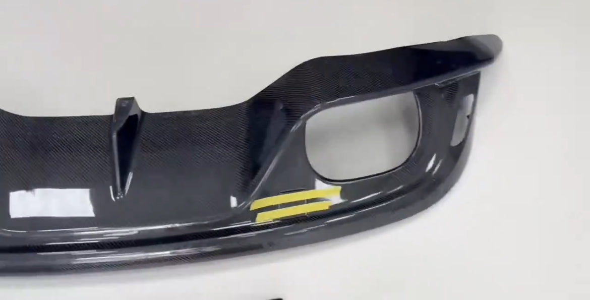 Jaguar F Type SVR Rear Diffuser Carbon Fiber 2017 - 2020