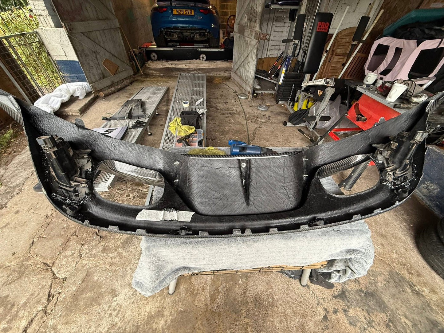 Jaguar F Type SVR Rear Diffuser Carbon Fiber 2017 - 2020