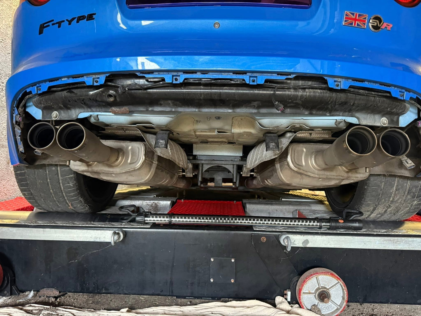 Jaguar F Type SVR Rear Diffuser Carbon Fiber 2017 - 2020