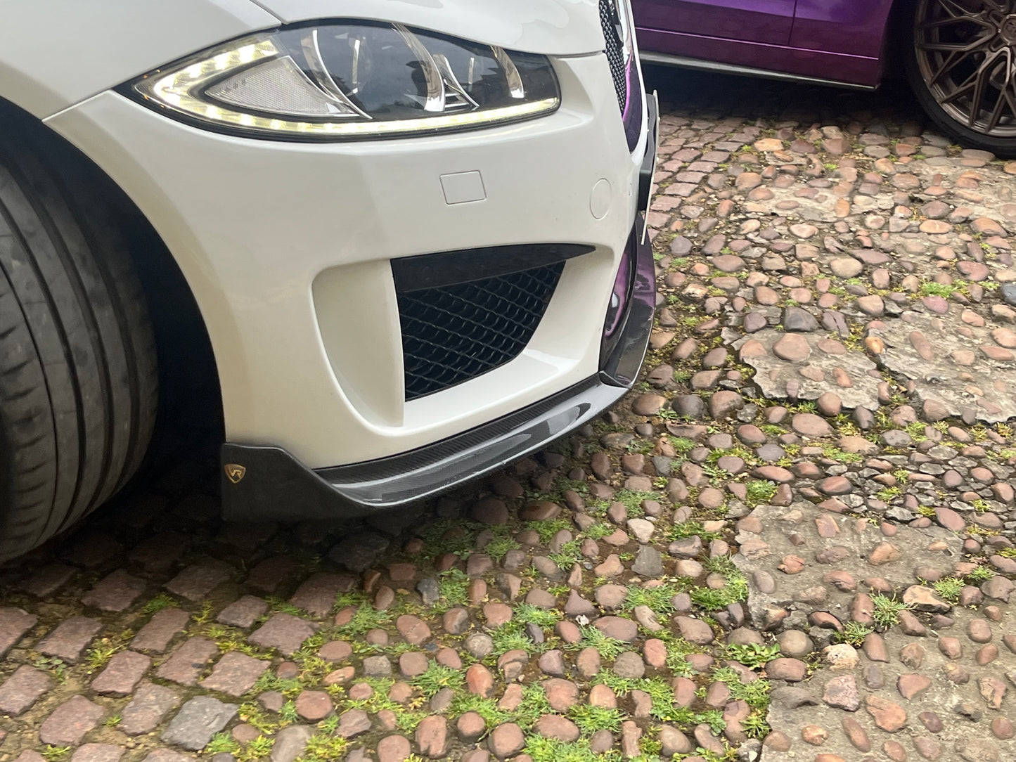 Jaguar XFRS Front Bumper Lip Splitter Carbon Fibre 2012 2013 2014 2015
