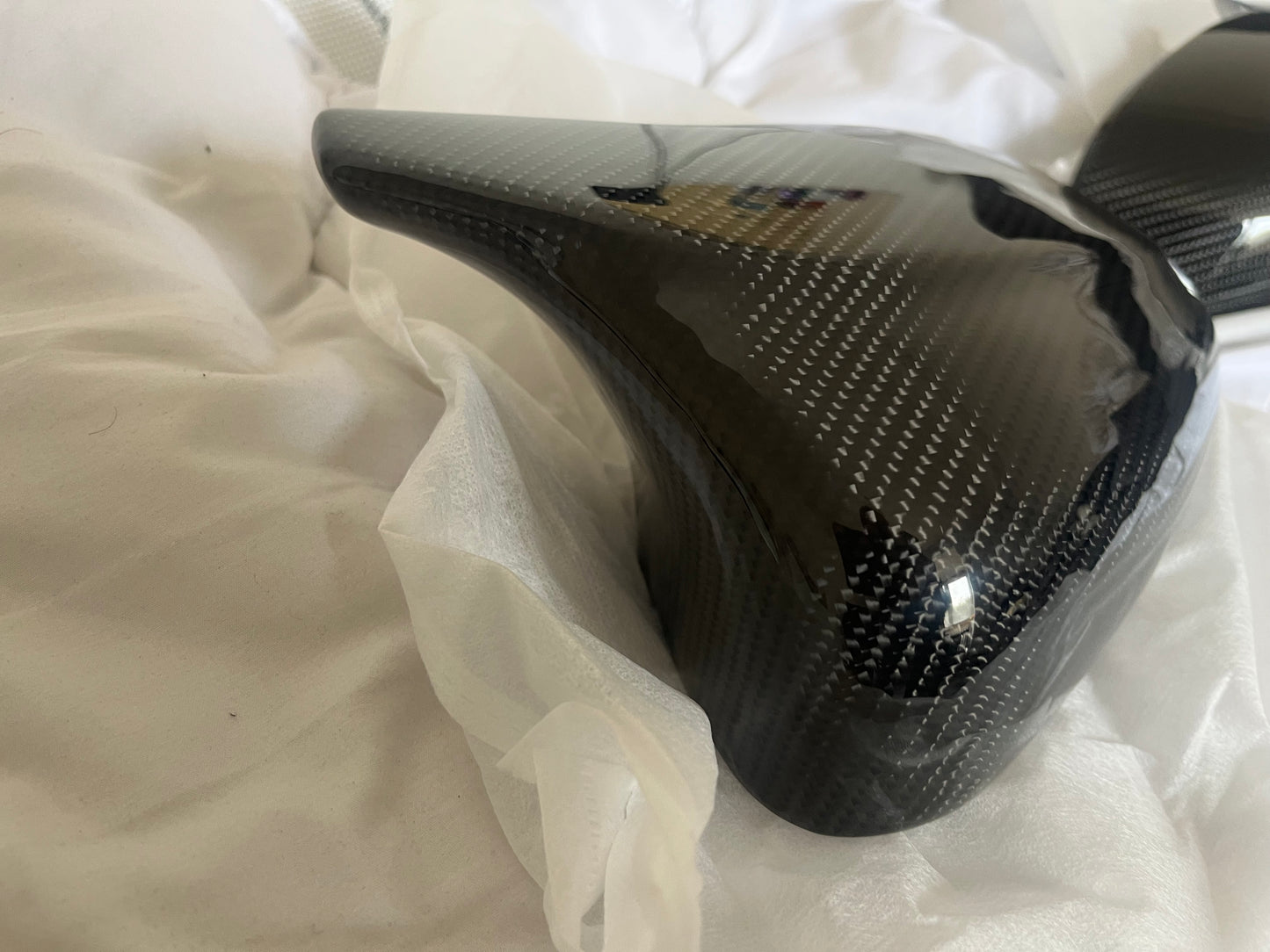 Jaguar XK XKR XKRS Carbon Fibre Mirror Covers Replacement 2009-2016