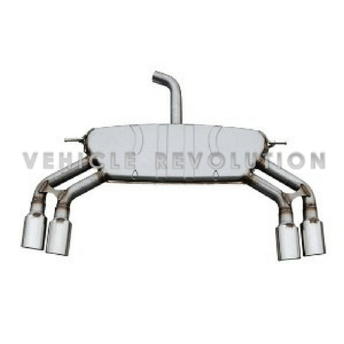 Audi A3 B5 S3 Type Cat-Back Exhaust System With Two Pair Muffler Exhaust Outlet 2013 2014 2015