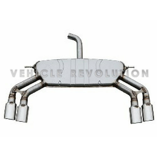 Audi A3 B5 S3 Limousine Type Cat-Back Exhaust System With Two Pair Muffler Exhaust Outlet 2013 2014 2015