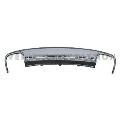 Audi A4 B8K S4 Rear Diffuser Two Pair Muffler Exhaust Outlet 2013 2014 2015