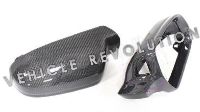 Audi A5/S5 Replacement Carbon Mirror Cover (With Side Assist Light) 2007 2008 2009 2010 2011 2012 2013 2014 2015