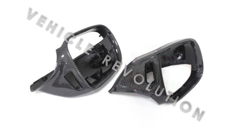 Audi Q5/Q7/SQ5 Replacement Carbon Fiber Mirror Cover (With Side Assist Light) 2007 2008 2009 2010 2011 2012 2013 2014 2015 2016 2017
