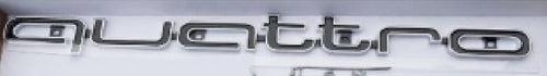 Audi Quattro Word Logo For RS Style, C7 RS6 & RS7 2014 2015