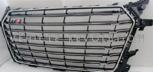 Audi TTS Black Grille, Chrome Frame With PDC 2013 2014 2015