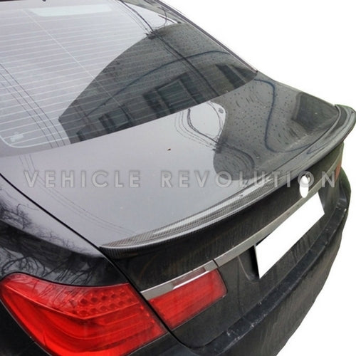 BMW 7 Series F01 730 740 760 AC Style Carbon Fiber Rear Spoiler 2009-2014