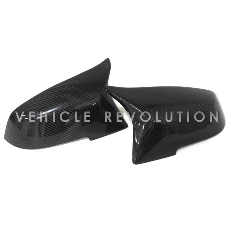 BMW 1 SERIES F20 F22 F23 F30 F32 F33 F36 F87 M2 X1 M3/M4 Look Side Mirror Cover Carbon Fiber 2011 2012 2013 2014 2015