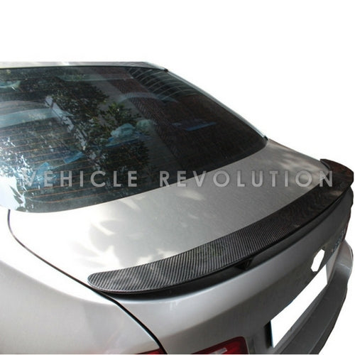 BMW 5 Series F10 HM Style Carbon Fiber Rear Spoiler 2010-2017