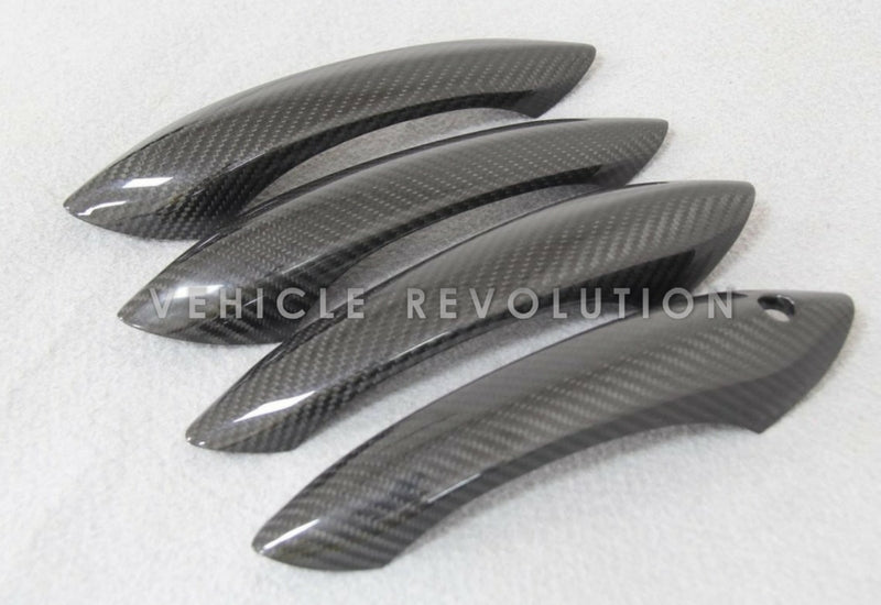 BMW F10 F06 F12 F13 F01 M5 M6 Dry Carbon Fiber Exterior Door Handle Covers 2011- 2015