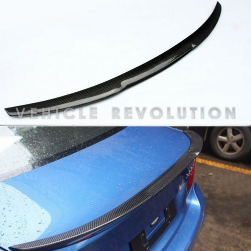 BMW 3 Series F30 F80 M4 V Style Carbon Fiber Spoiler 2013-2017