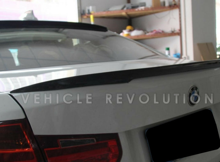 BMW 3 Series F30 Performance Style Rear Spoiler - Dry Carbon Matt Black Finish 2011 -2015