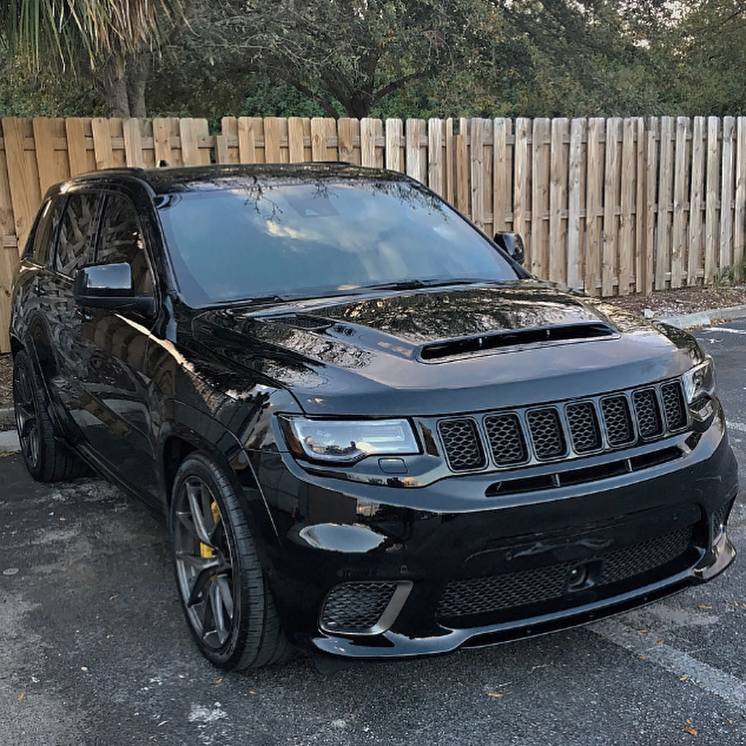 Jeep Grand Cherokee Hood Bonnet Carbon Fiber 2014 - 2020 SRT Style