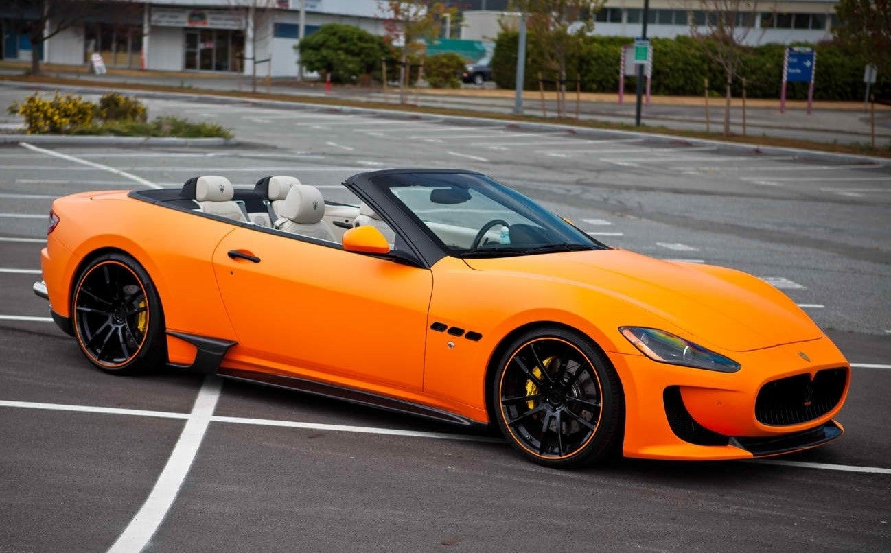 Maserati GT GTS MC Style Carbon Fiber Side Skirt 2007 - 2013