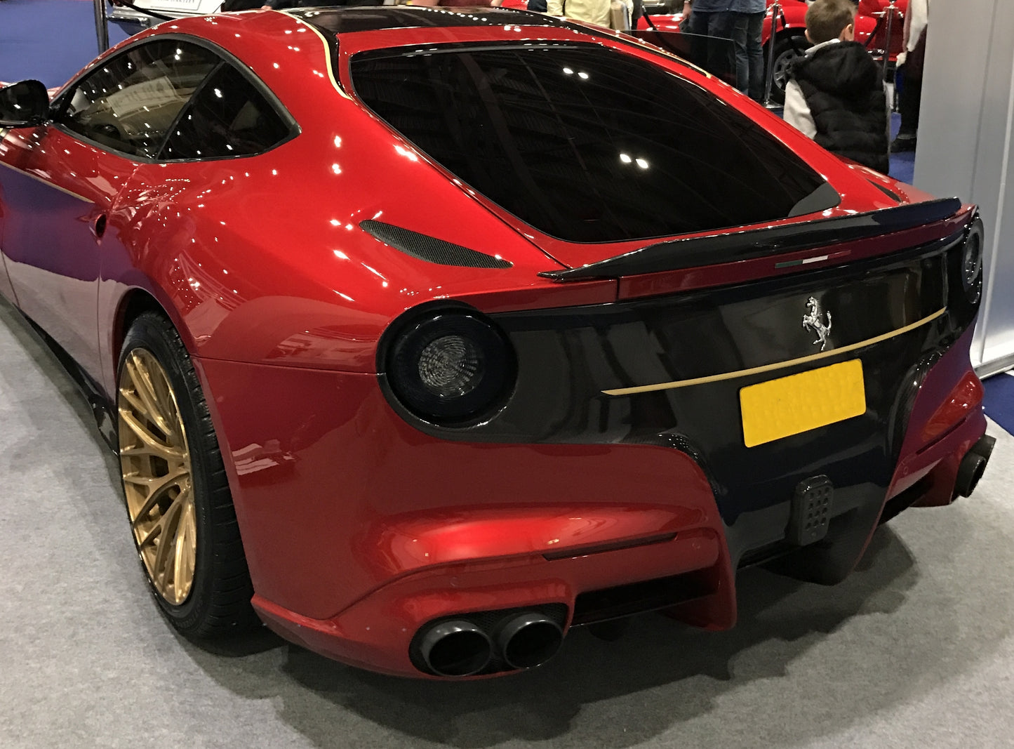 Ferrari F12 Carbon Fiber Rear Trunk Boot Wing Spoiler 2012-2017