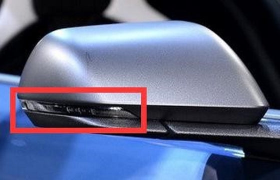 Ford Mustang Carbon Fiber Mirror Cover With Turning Indicator Light 2015-2017 Add On