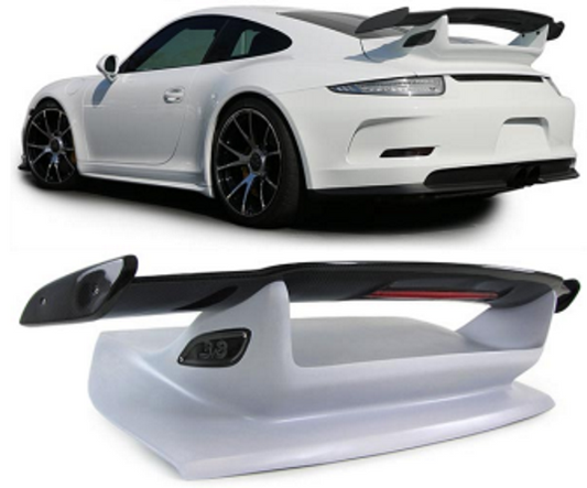 Porsche 911 991 GT3 Style Carbon Trunk Boot Wing Aero Spoiler 2012 - 2017