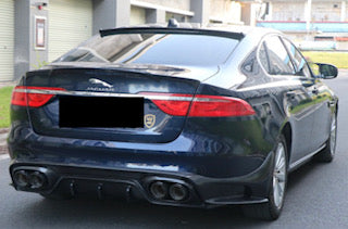 Jaguar XF X260 Rear diffuser Carbon Fibre Aspec 2016 - 2020