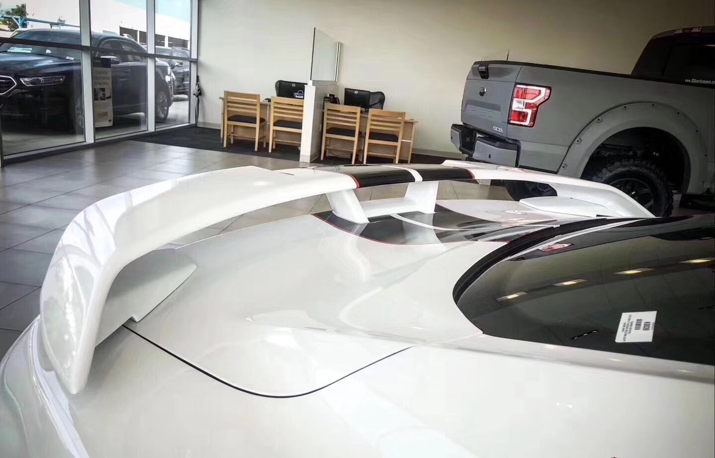Ford Mustang GT500 Track Performance Racing Spoiler Carbon Fibre Wicker Bill Gurney Flap for 2015 - 2020 models