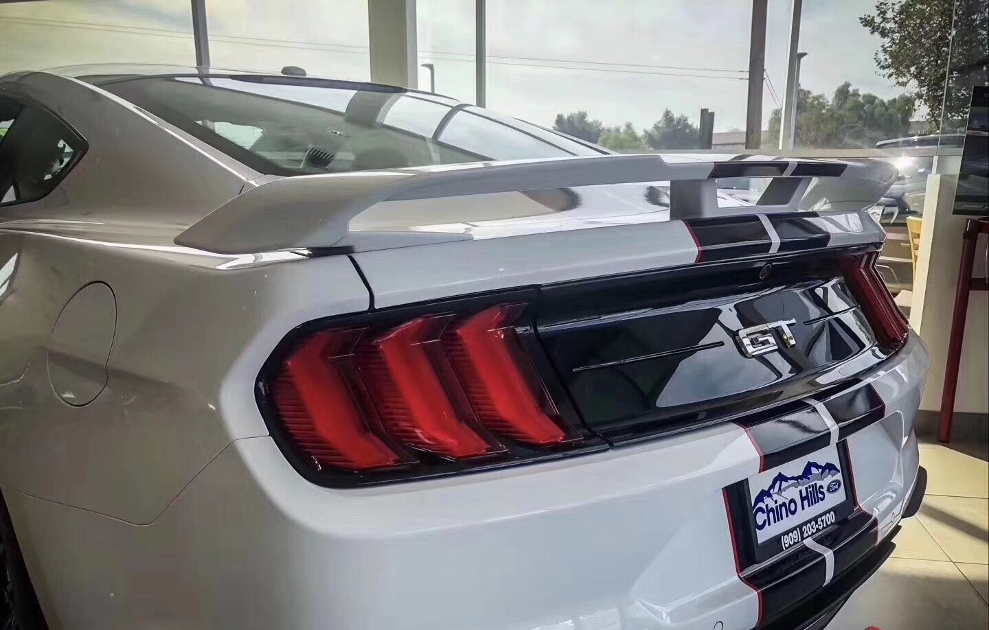 Ford Mustang GT500 Track Performance Racing Spoiler Carbon Fibre Wicker Bill Gurney Flap for 2015 - 2020 models