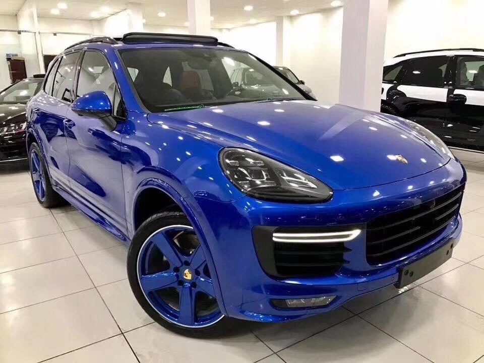 Porsche Cayenne Body Kit GTS Turbo Bumper and DRL's Fogs 2015 - 2018
