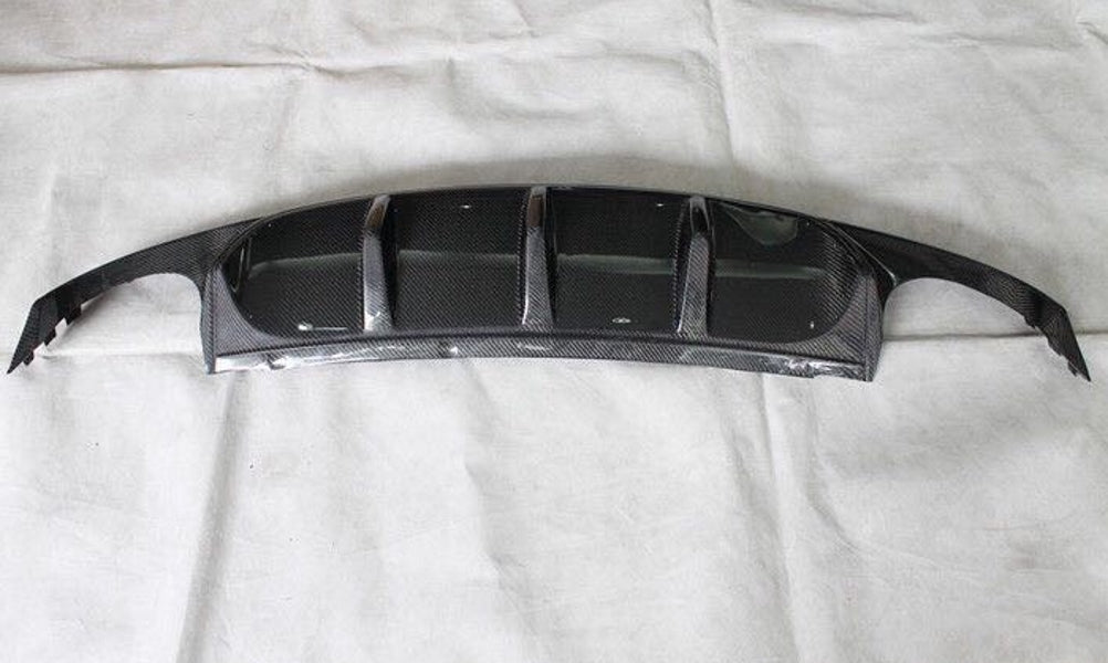 Jaguar XF XFR XFRS Rear Diffuser Carbon Fibre Stainless Steel Quad XFRS tips 2008 - 2015