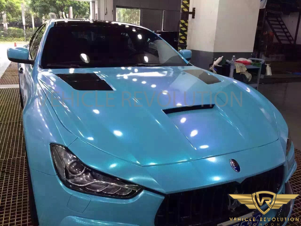 Maserati Ghibli Carbon Fibre 5 vent MC Style Bonnet / Hood 2013 2014 2015 2016 2017