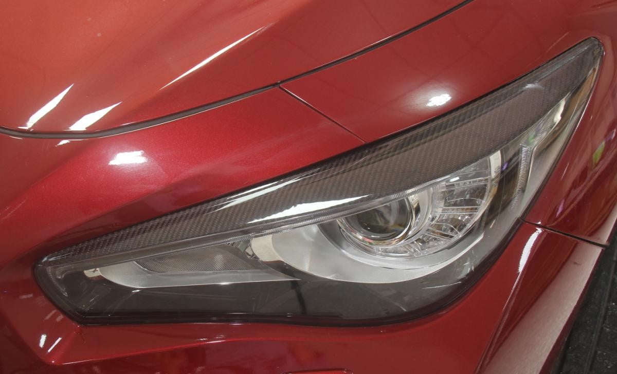Infiniti Q50 Dry Carbon Fiber Eyelids 2014-2017