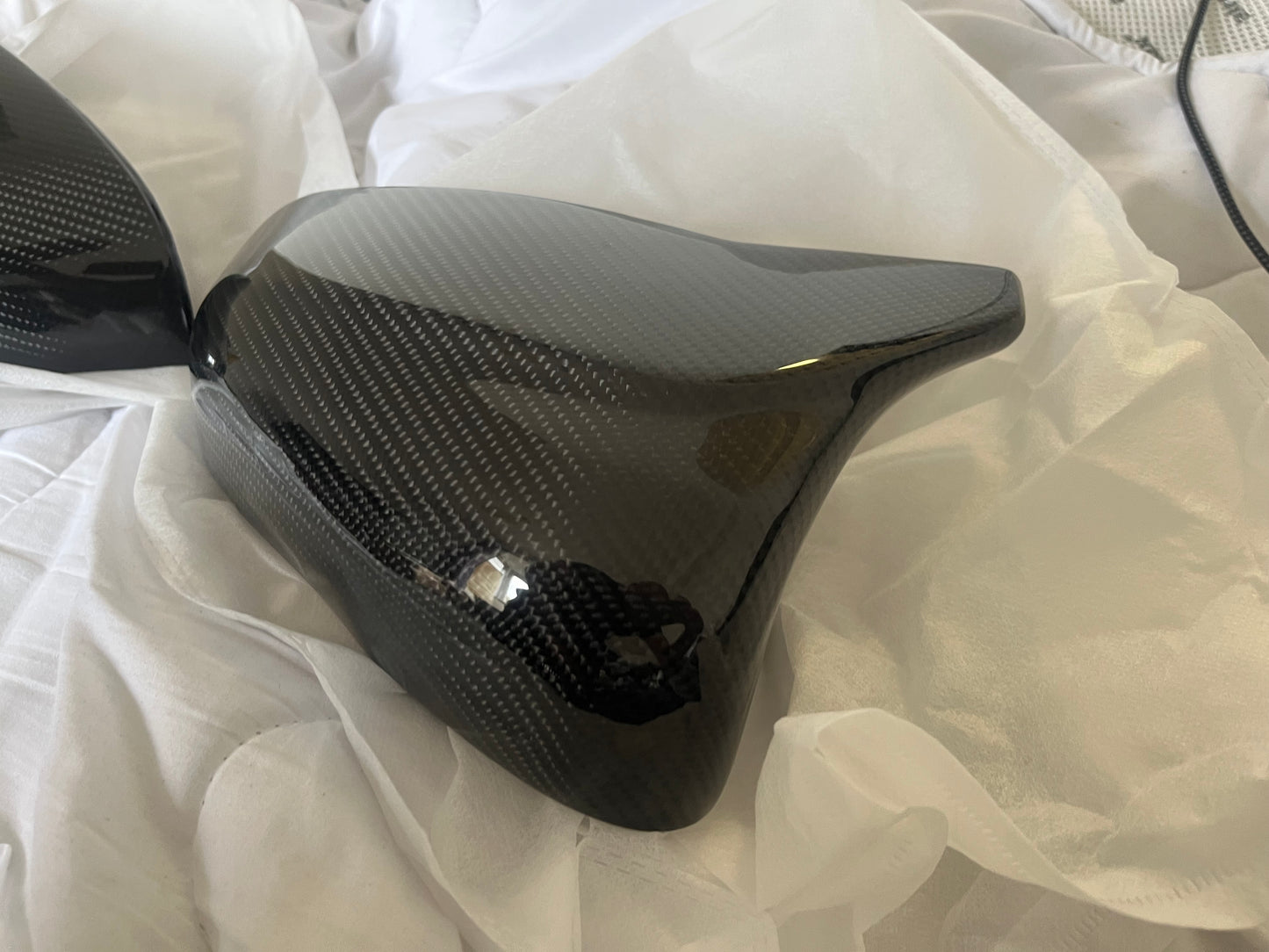 Jaguar XK XKR XKRS Carbon Fibre Mirror Covers Replacement 2009-2016