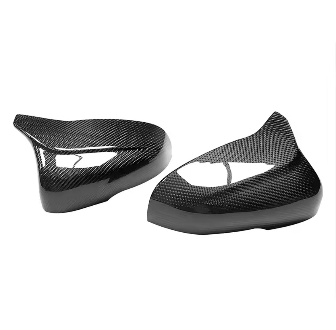 Jaguar XK XKR XKRS Carbon Fibre Mirror Covers Replacement 2009-2016