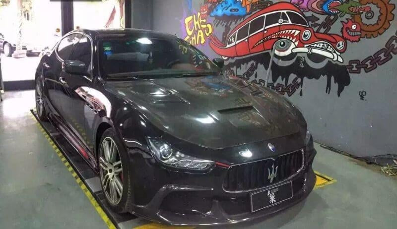 Maserati Ghibli Carbon Fibre 5 vent MC Style Bonnet / Hood 2013 2014 2015 2016 2017